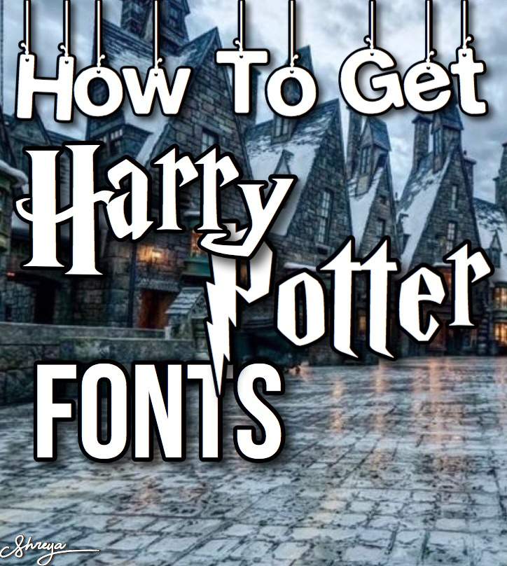 10 Free Harry Potter Fonts